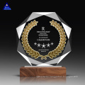 Wooden Trophy Plaques Bases Shield Octagonal Designs Made of Wood Award Base